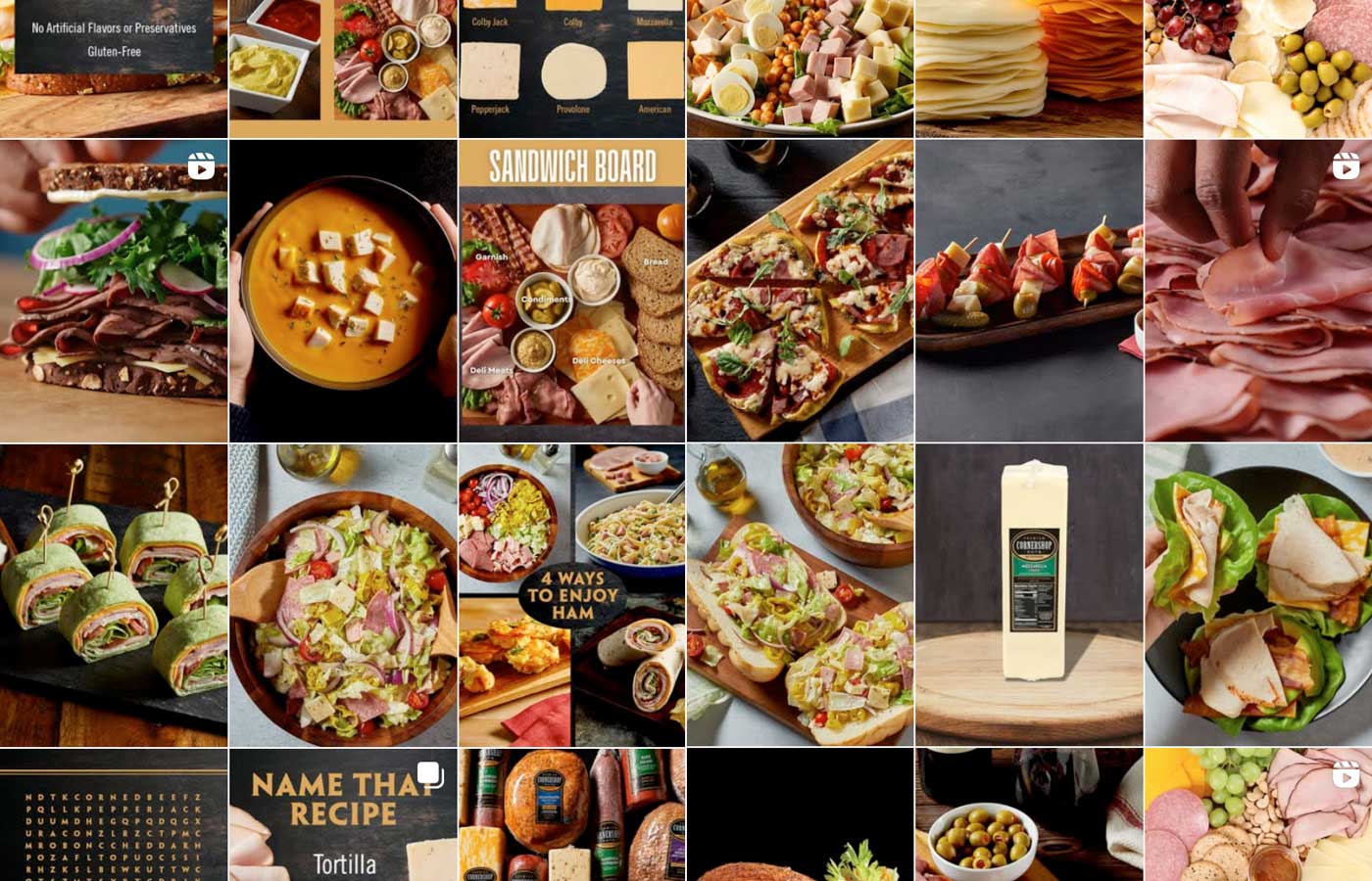 Cornershop Cut Product shots collage