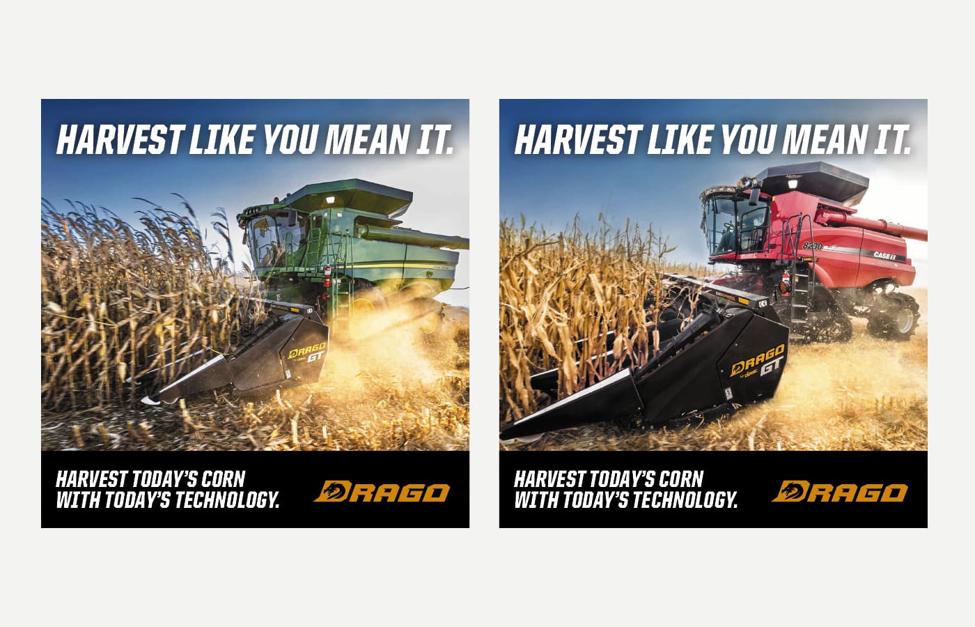 Drago Harvest Campaign Digital ads