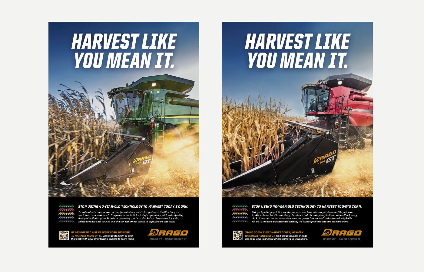 Drago Harvest Campaign Print ads