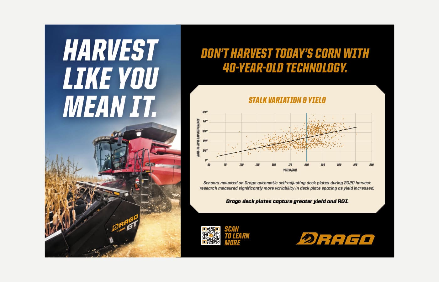 Drago Harvest Campaign Postcard