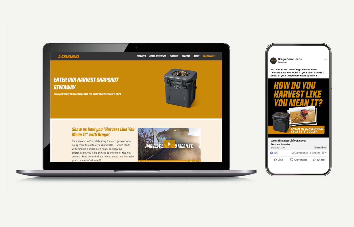 Harvest Like You Mean it Website Images